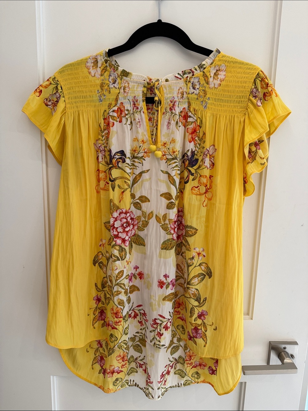 Stunning yellow color blouse